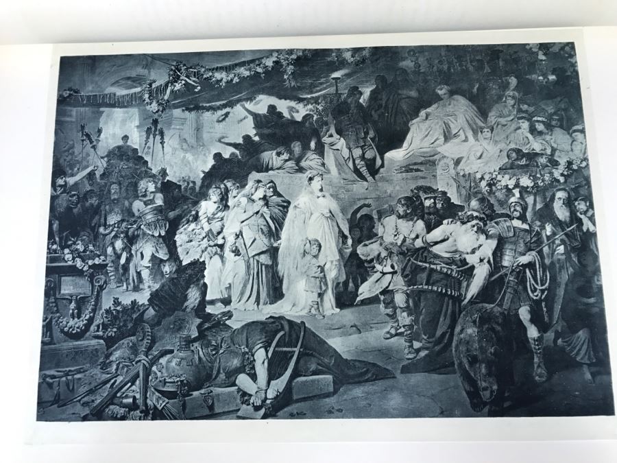 Antique 1887 Two Volume Set Of Books Famous Paintings Text By Fred H. Allen Haskell And Post Company Apx 90 Paintings Combined [Photo 26]