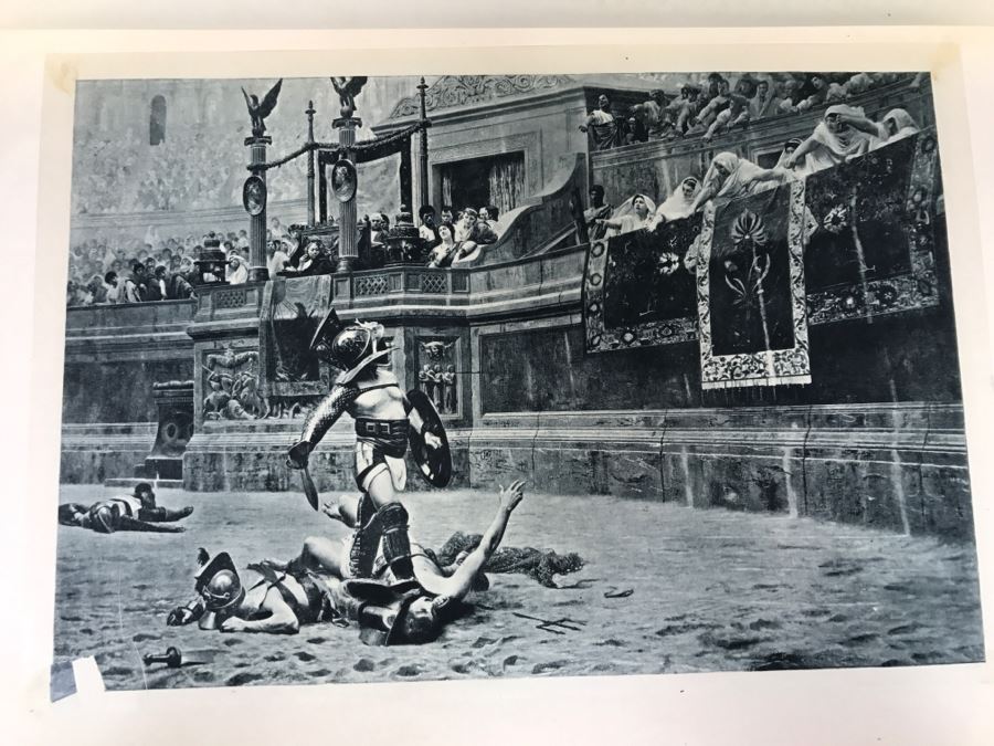 Antique 1887 Two Volume Set Of Books Famous Paintings Text By Fred H. Allen Haskell And Post Company Apx 90 Paintings Combined [Photo 4]