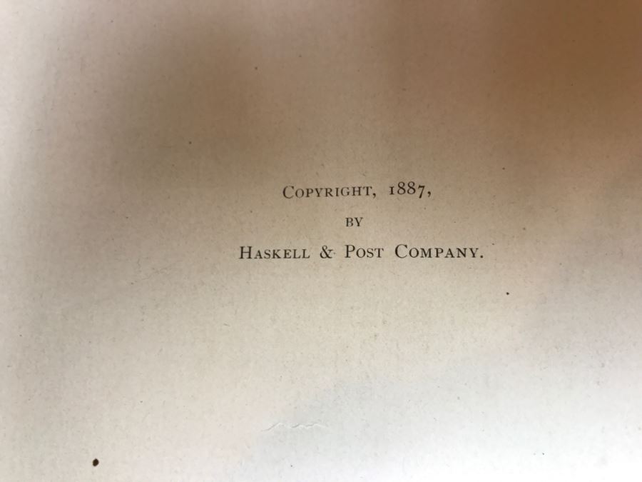 Antique 1887 Two Volume Set Of Books Famous Paintings Text By Fred H. Allen Haskell And Post Company Apx 90 Paintings Combined [Photo 36]