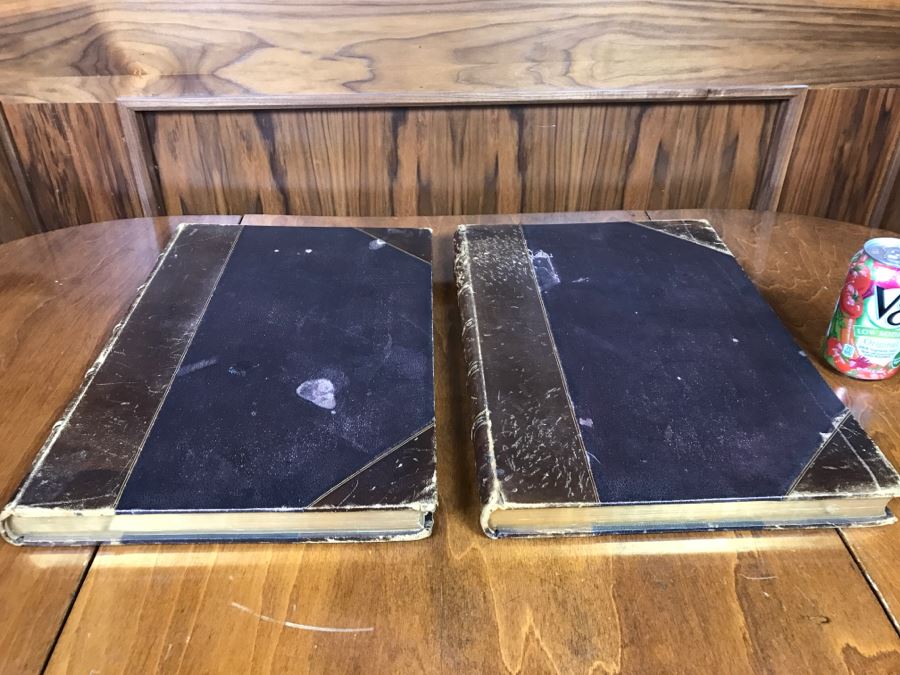 Antique 1887 Two Volume Set Of Books Famous Paintings Text By Fred H. Allen Haskell And Post Company Apx 90 Paintings Combined [Photo 8]