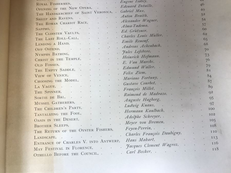 Antique 1887 Two Volume Set Of Books Famous Paintings Text By Fred H. Allen Haskell And Post Company Apx 90 Paintings Combined [Photo 18]