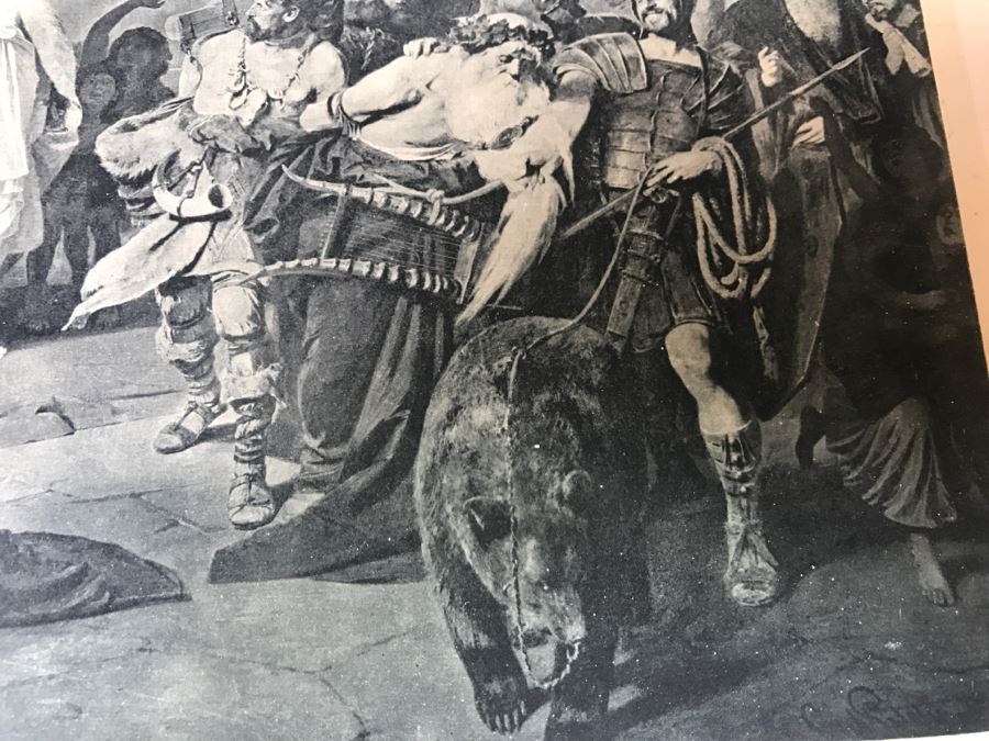 Antique 1887 Two Volume Set Of Books Famous Paintings Text By Fred H. Allen Haskell And Post Company Apx 90 Paintings Combined [Photo 29]