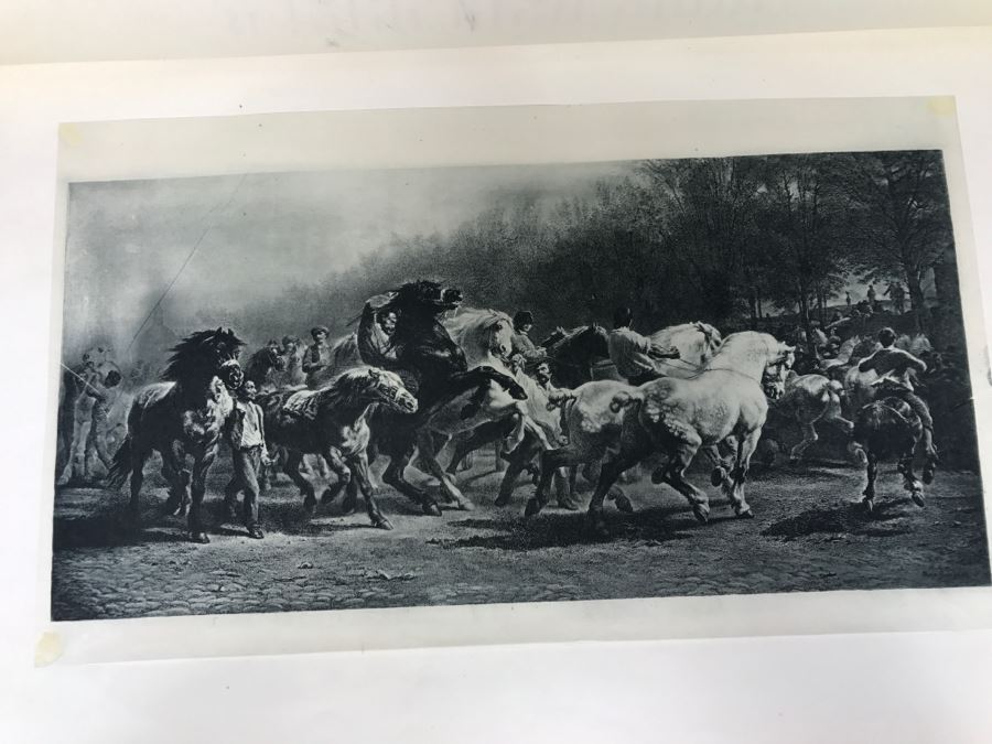 Antique 1887 Two Volume Set Of Books Famous Paintings Text By Fred H. Allen Haskell And Post Company Apx 90 Paintings Combined [Photo 20]