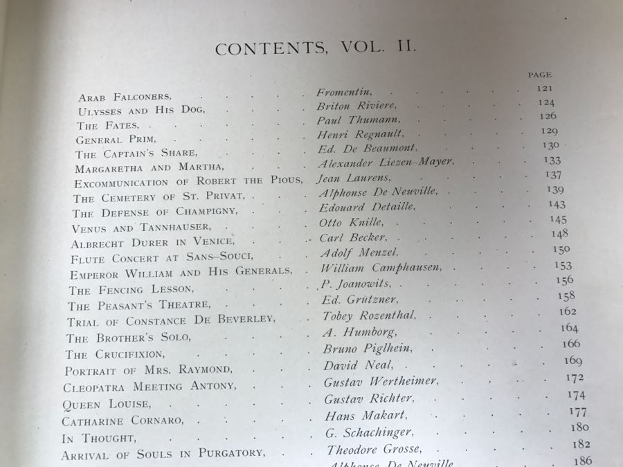 Antique 1887 Two Volume Set Of Books Famous Paintings Text By Fred H. Allen Haskell And Post Company Apx 90 Paintings Combined [Photo 39]
