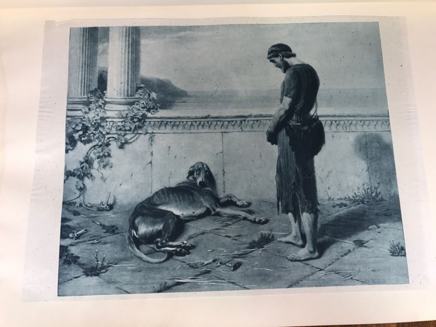 Antique 1887 Two Volume Set Of Books Famous Paintings Text By Fred H. Allen Haskell And Post Company Apx 90 Paintings Combined [Photo 41]