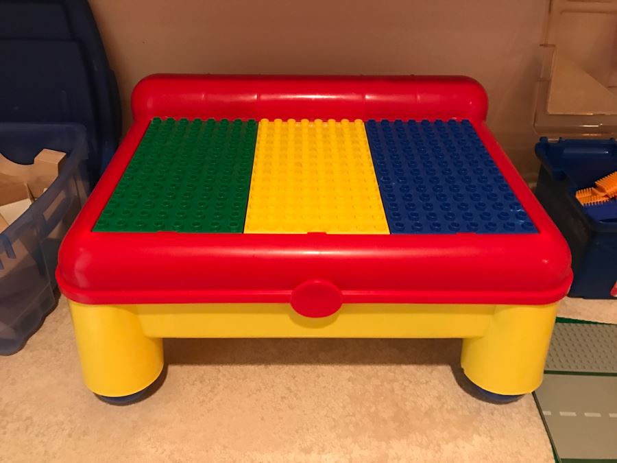 Various Kids Toys Including Playskol Original Lincoln Logs, Bristle Blocks, Wooden Blocks And Other Toys Photographed [Photo 11]