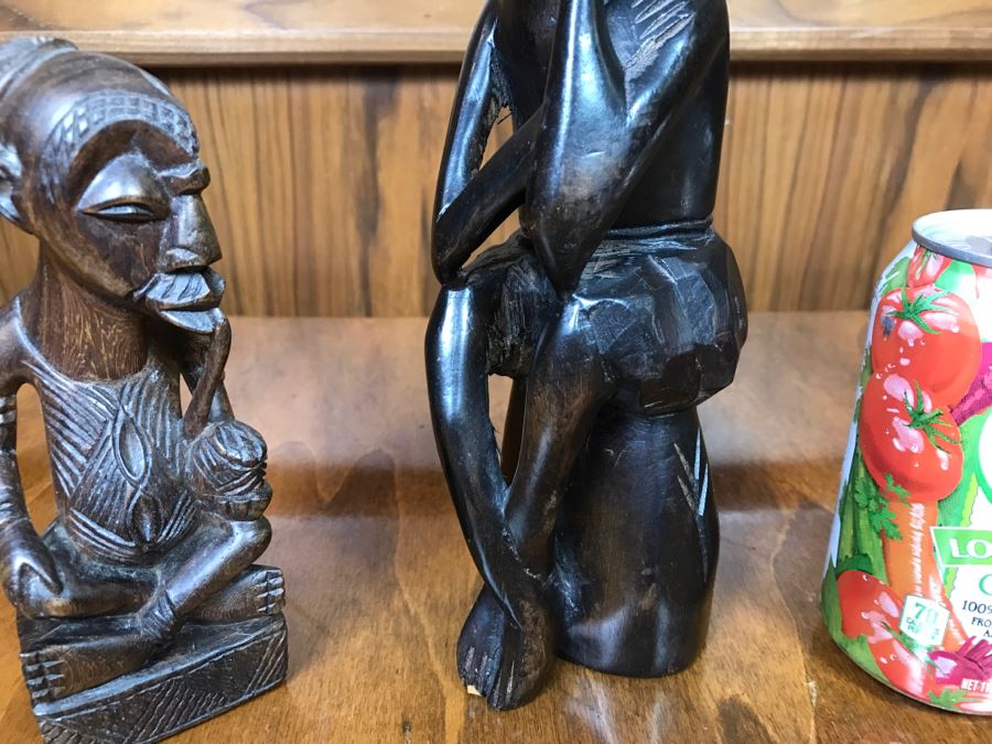 Pair Of African Wood Carvings [Photo 3]