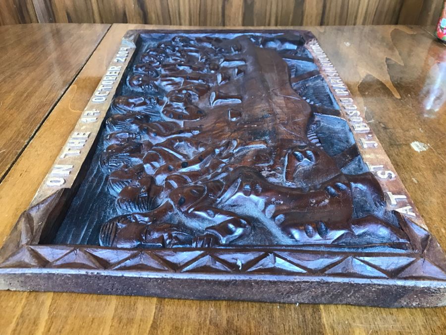 At St. J. Bosco Parish Kicukiro Rwanda Wood Carving [Photo 14]