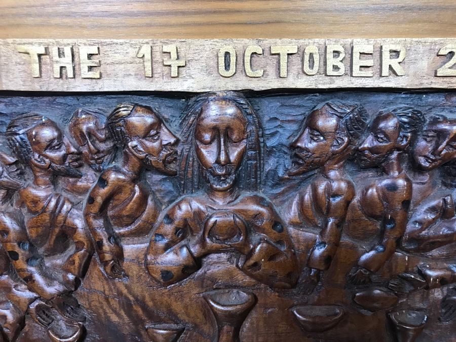 At St. J. Bosco Parish Kicukiro Rwanda Wood Carving [Photo 3]