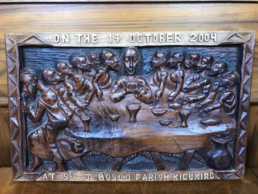 At St. J. Bosco Parish Kicukiro Rwanda Wood Carving [Photo 2]