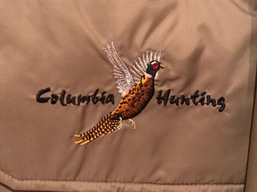 Mens Columbia Sportswear Size M Hunting Jacket Waterproof Omni Tech [Photo 4]