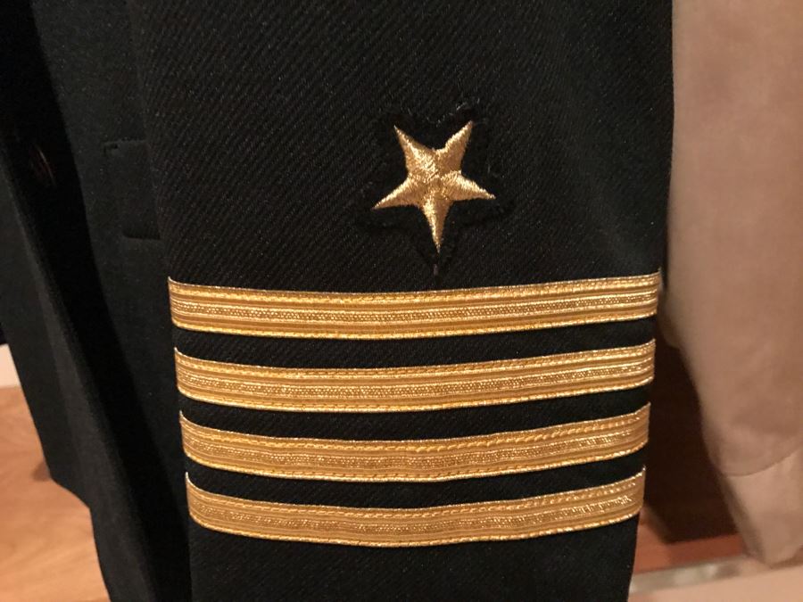 Vintage Uniforms From US Naval Officer Captain