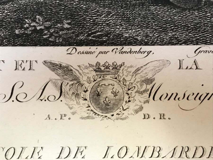 Pair Of Antique 1786 Prints Engravings: (1) Engraver Charles Le Vasseur, Artist Corlo Cignani, Title Jesus-Christ Et La Madeleine; (2) Engraver H. Guttenberg, Artist Raphael Sanzio D'Urbin, Title Sainte Famille [Photo 12]