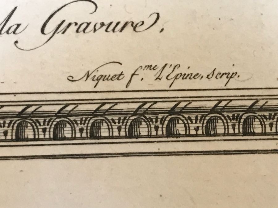 Pair Of Antique 1786 Prints Engravings: (1) Engraver H. Guttenberg, Artist Rembrant Van Ryn, Title Portrait D'Un Bourguemestre; (2) Engraver Henri Guttenberg, Artist Abraham Bloemaert, Title St Jean Prechant Dans Le Desert [Photo 28]