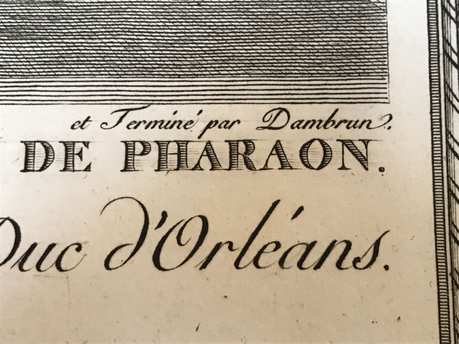 Pair Of Antique 1786 Prints Engravings: (1) Engraver J. B. Racine, Artist Sinibaldo Scorza, Title Le Marche; (2) Engraver Dambrun, Artist Nicolas Poussin, Title Moyse Marchant Sur La Couronne De Pharaon [Photo 31]