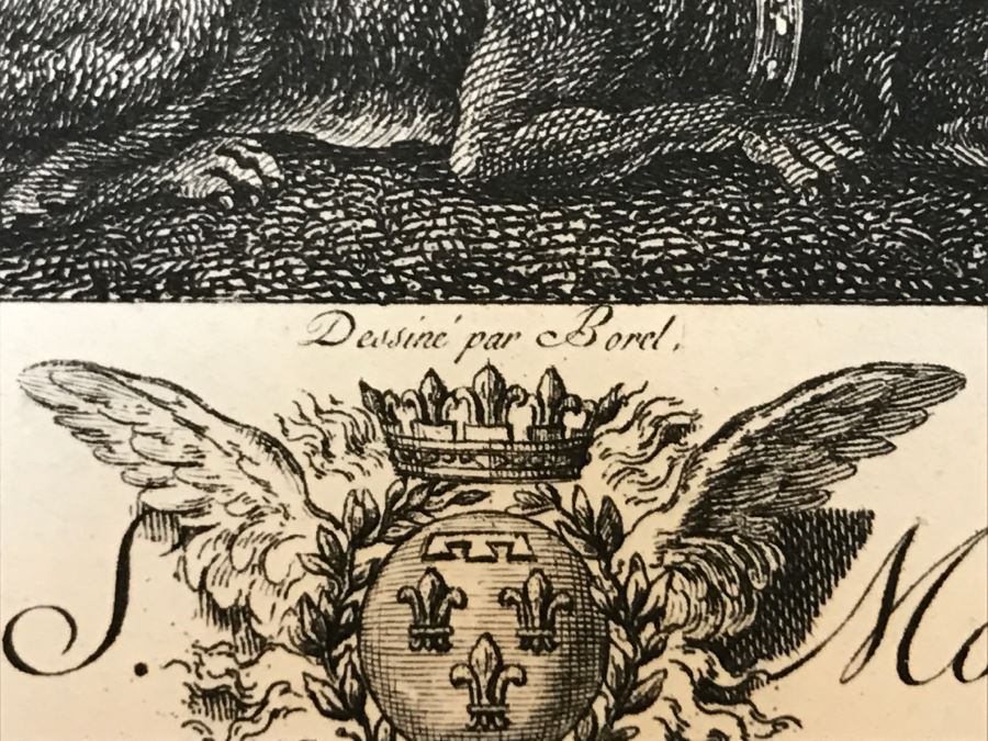 Pair Of Antique 1786 Prints Engravings: (1) Engraver Duclos, J. Aliamet, Du Roi, Artist Titien Vecelli, Title Diane Et Calisto; (2) Engraver De Launay Le Jeune, Artist Paul Veronese, Title L'Homme Entre Le Vice Et La Vertu [Photo 17]