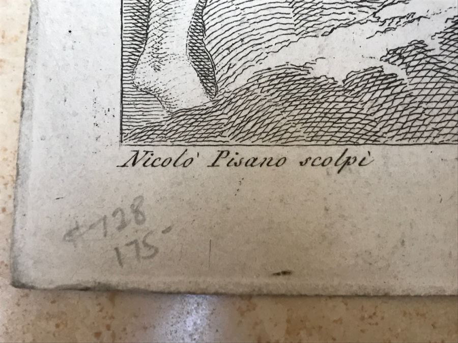 Antique Print Engraving Engraver Nicolo Pisano, Title Risurrezione De Morti, Leonetti Giovanni Battista, Cencioni Carlo [Photo 18]