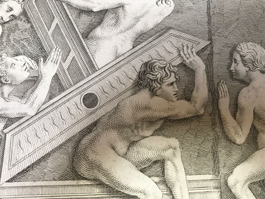 Antique Print Engraving Engraver Nicolo Pisano, Title Risurrezione De Morti, Leonetti Giovanni Battista, Cencioni Carlo [Photo 12]