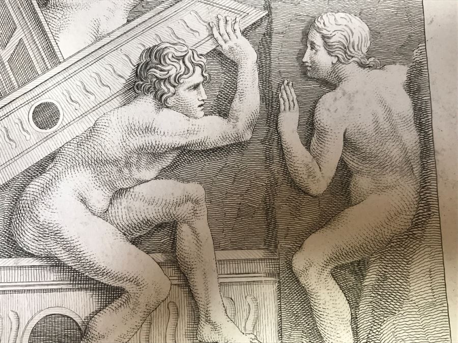 Antique Print Engraving Engraver Nicolo Pisano, Title Risurrezione De Morti, Leonetti Giovanni Battista, Cencioni Carlo [Photo 14]