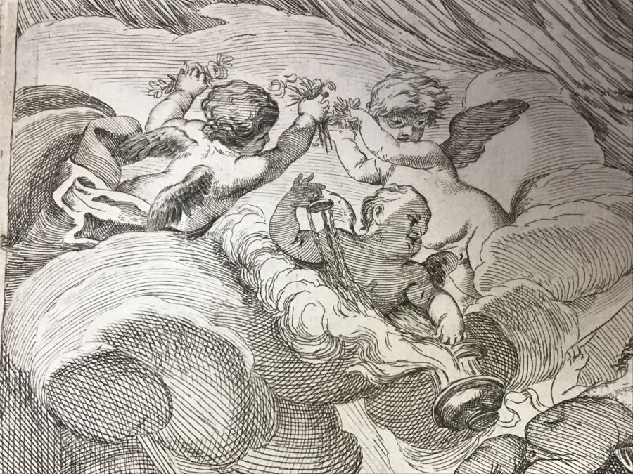 JUST ADDED - Antique Print Engraving Nativity Scene [Photo 11]