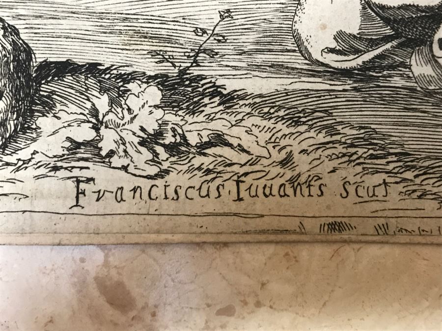 JUST ADDED - Antique Print Engraving Nativity Scene [Photo 19]