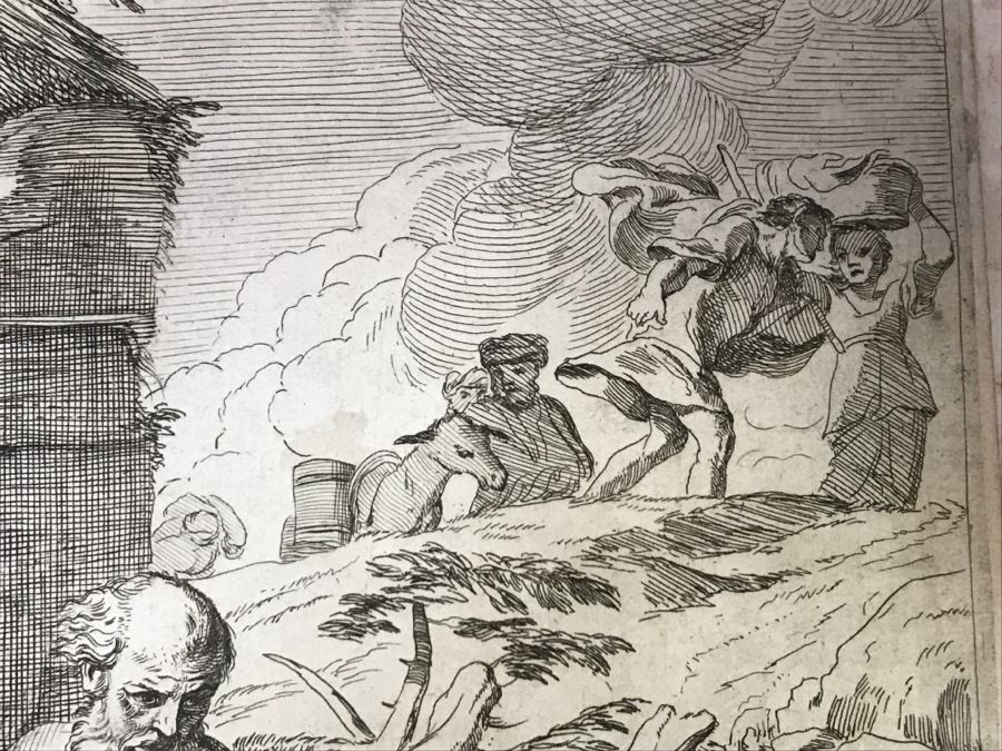 JUST ADDED - Antique Print Engraving Nativity Scene [Photo 14]