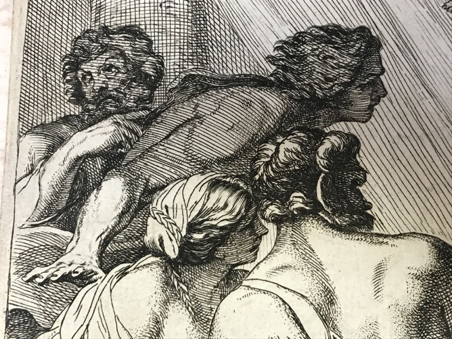 JUST ADDED - Antique Print Engraving Nativity Scene [Photo 10]