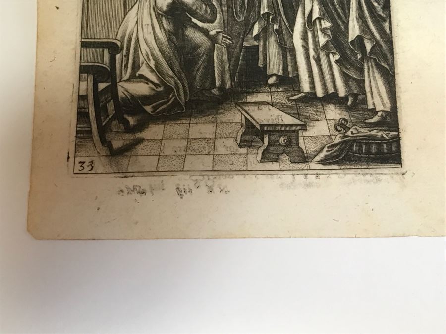 JUST ADDED - Set Of (3) Antique Print Engravings - See All Photos [Photo 28]