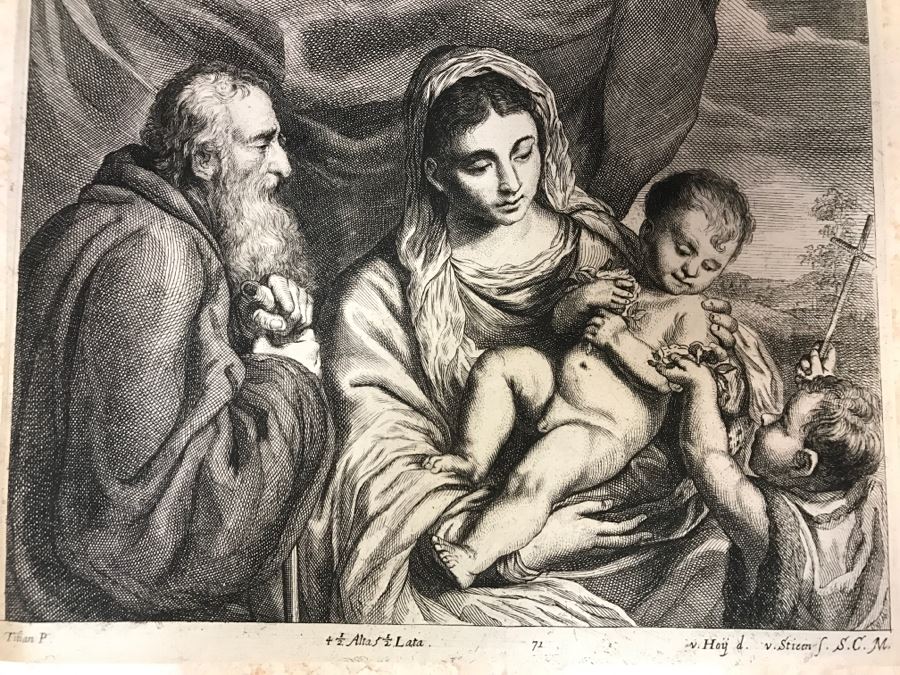 JUST ADDED - Set Of (3) Antique Print Engravings - See All Photos [Photo 29]