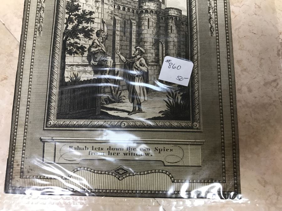 JUST ADDED - Set Of (2) Antique Print Engravings - See All Photos [Photo 5]