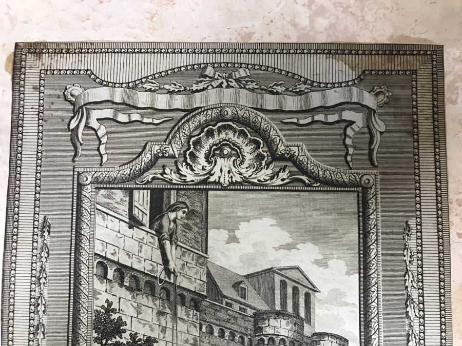 JUST ADDED - Set Of (2) Antique Print Engravings - See All Photos [Photo 16]