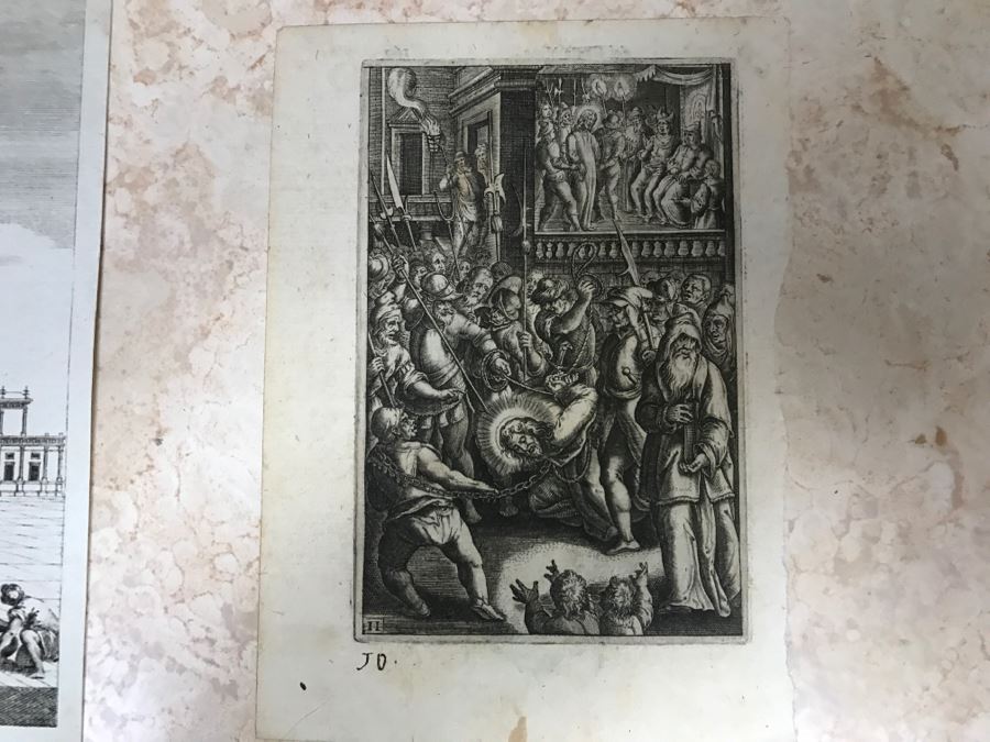 JUST ADDED - Set Of (4) Antique Print Engravings - See All Photos [Photo 3]