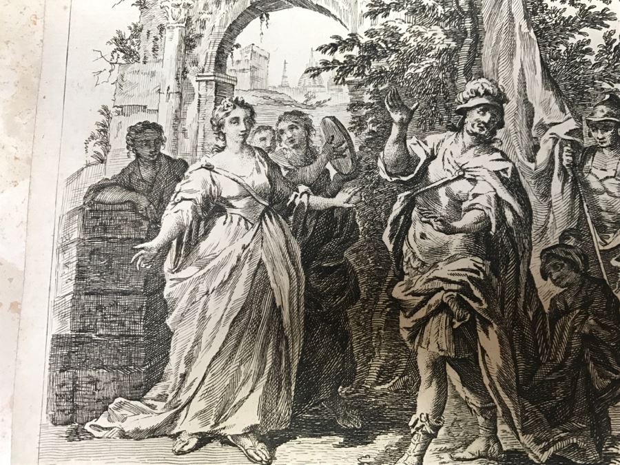 JUST ADDED - Set Of (4) Antique Print Engravings - See All Photos [Photo 35]