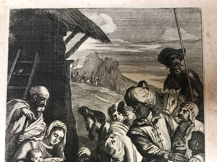 JUST ADDED - Set Of (4) Antique Print Engravings - See All Photos [Photo 8]