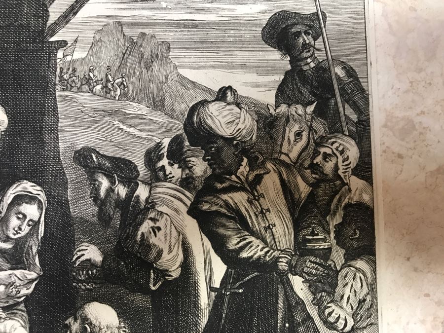 JUST ADDED - Set Of (4) Antique Print Engravings - See All Photos [Photo 9]