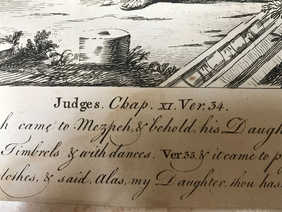 JUST ADDED - Set Of (4) Antique Print Engravings - See All Photos [Photo 40]