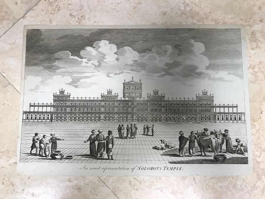 JUST ADDED - Set Of (4) Antique Print Engravings - See All Photos [Photo 5]