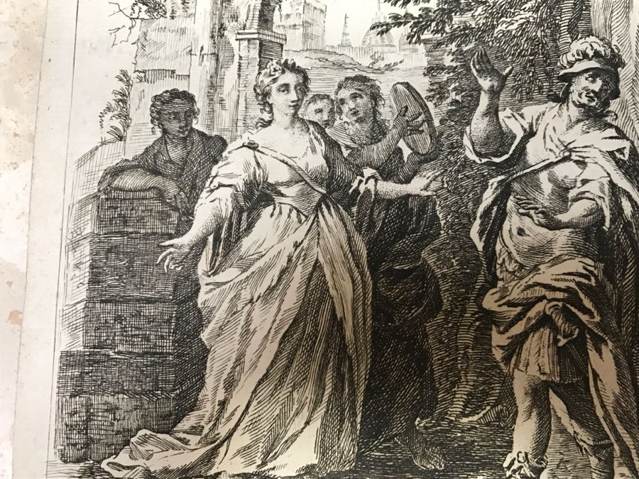 JUST ADDED - Set Of (4) Antique Print Engravings - See All Photos [Photo 36]