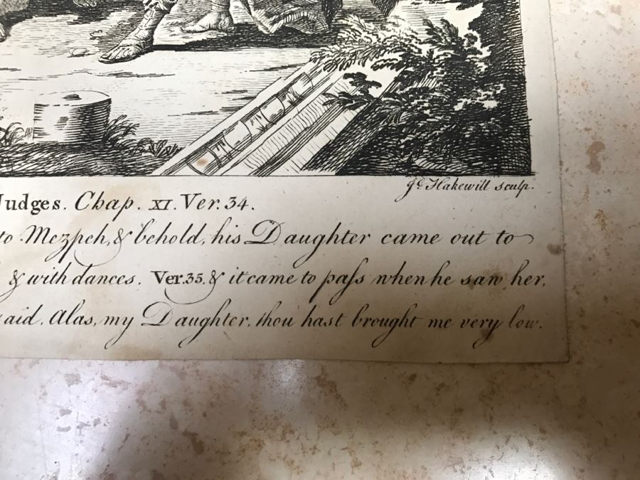 JUST ADDED - Set Of (4) Antique Print Engravings - See All Photos [Photo 44]