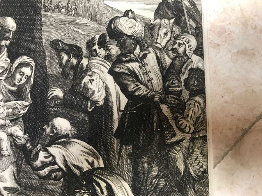 JUST ADDED - Set Of (4) Antique Print Engravings - See All Photos [Photo 14]