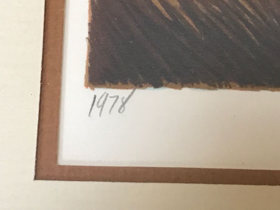 Vintage 1978 Limited Edition Lithograph By Larry Toschik Hand Signed Titled 'Return Of The Wanderers' Franklin Mint Gallery Ducks [Photo 7]