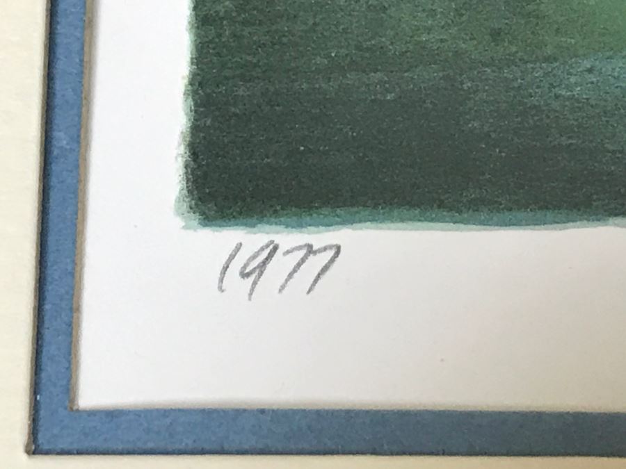 Vintage 1977 Limited Edition Lithograph By Larry Toschik Hand Signed Titled 'Wild Cry Of The Morning' Franklin Mint Gallery Ducks [Photo 9]