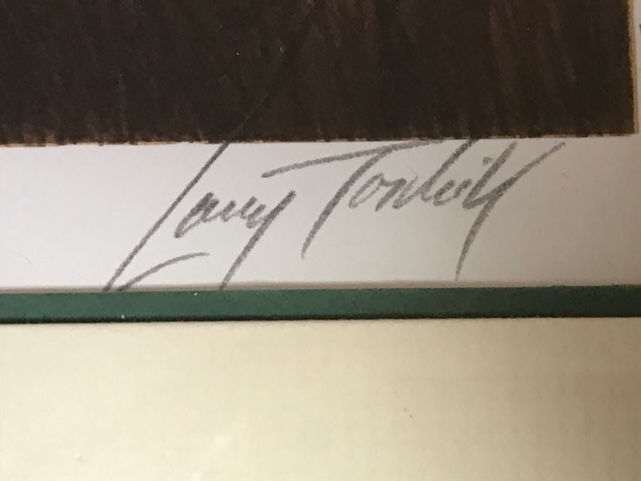 Vintage 1977 Limited Edition Lithograph By Larry Toschik Hand Signed Titled 'Rush Of Wings' Franklin Mint Gallery Pheasants [Photo 10]