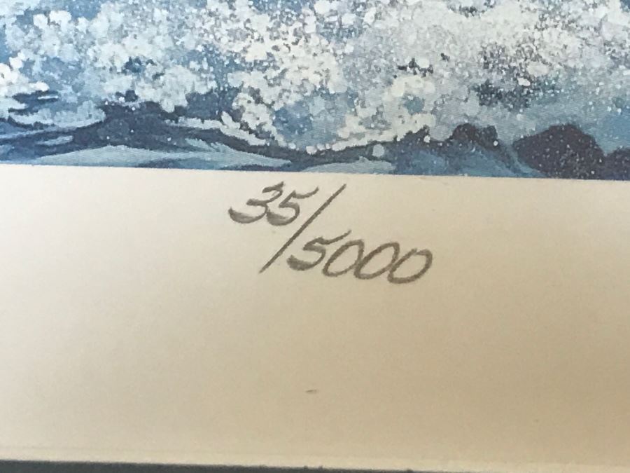 Vintage 1992 Ducks Unlimited Ninth Annual $5 Stamp And Lithograph Print By Harold Roe Hand Signed 35 Of 5,000 [Photo 9]