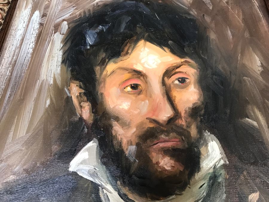 Original Portrait Oil Painting Signed GWEN [Photo 11]