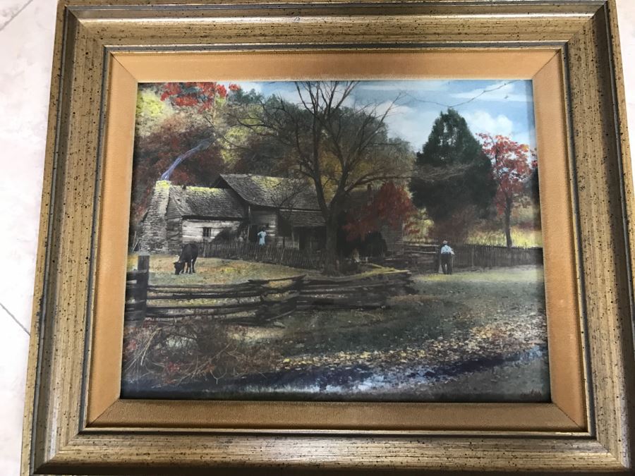 Rural Farm Picture Signed Wiles [Photo 3]