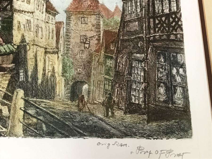 Rothenburg Ob Der Tauber Print Framed [Photo 12]