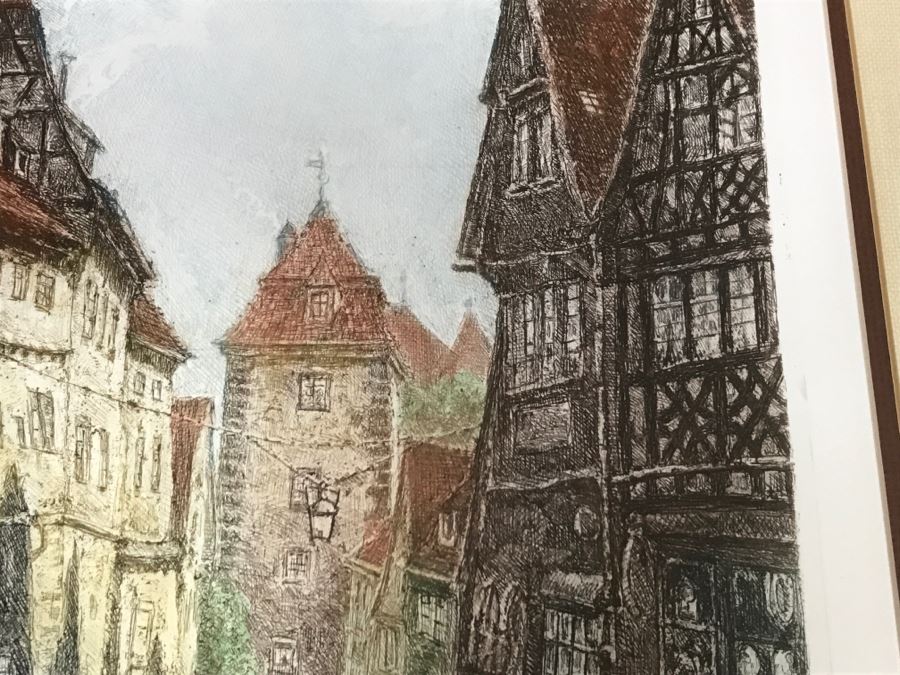 Rothenburg Ob Der Tauber Print Framed [Photo 14]