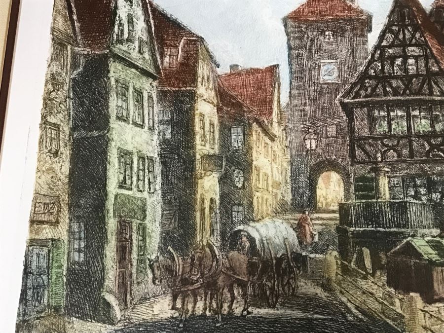 Rothenburg Ob Der Tauber Print Framed [Photo 8]