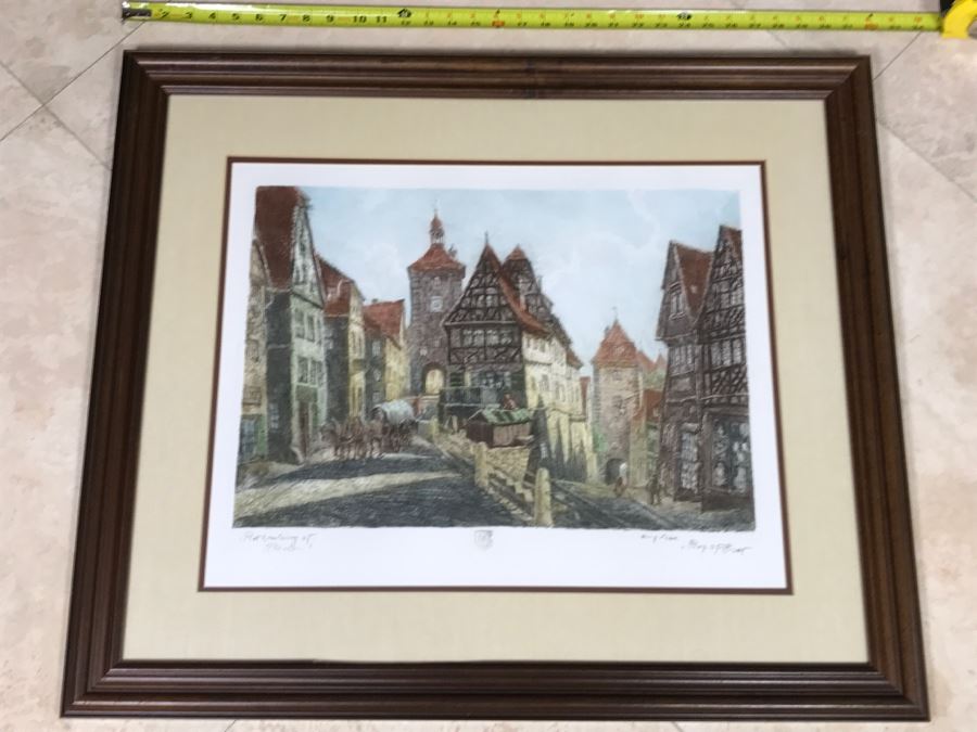 Rothenburg Ob Der Tauber Print Framed [Photo 16]